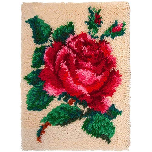 Blume DIY Knüpfen Set Tapisserie Teppich Selber Knüpfen Kreuzstich Set Knüpf-Sets Knüpfteppich Für Kinder Und Erwachsene Latch Hook Kit Geschenk Für Freund 52Cm X 38Cm Blume DIY Knüpfen Set Tapisserie Teppich Selber Knüpfen Kreuzstich Set Knüpf-Sets Knüpfteppich Für Kinder Und Erwachsene Latch Hook Kit Geschenk Für Freund 52Cm X 38Cm von SKTWOE