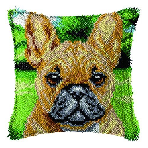 Hund Knüpfkissen Zum Selber Knüpfen Kreativ Set Für Erwachsene Knüpfen Set Knüpfset Für Kinder Und Erwachsene Latch Hook Kit Geschenke 43Cm X 43Cm Hund Knüpfkissen Zum Selber Knüpfen Kreativ Set Für Erwachsene Knüpfen Set Knüpfset Für Kinder Und Erwachsene Latch Hook Kit Geschenke 43Cm X 43Cm von SKTWOE