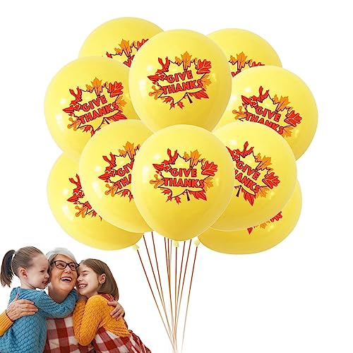 SKUDA Herbstballons | Partyballons Türkei Kürbis Ahorn 12 Zoll | Dekorative Ballons für Familientreffen Thanksgiving Partys Festival Ballons SKUDA Herbstballons | Partyballons Türkei Kürbis Ahorn 12 Zoll | Dekorative Ballons für Familientreffen Thanksgiving Partys Festival Ballons von SKUDA
