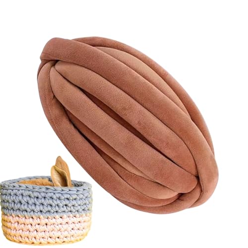 Weiches grobes Garn, dickes Häkelgarn, multifunktional und waschbar, Heimstricken für Haustierbett, Hüte, Decken, Teppiche, Pullover, Schal Skuda Weiches grobes Garn, dickes Häkelgarn, multifunktional und waschbar, Heimstricken für Haustierbett, Hüte, Decken, Teppiche, Pullover, Schal Skuda von SKUDA