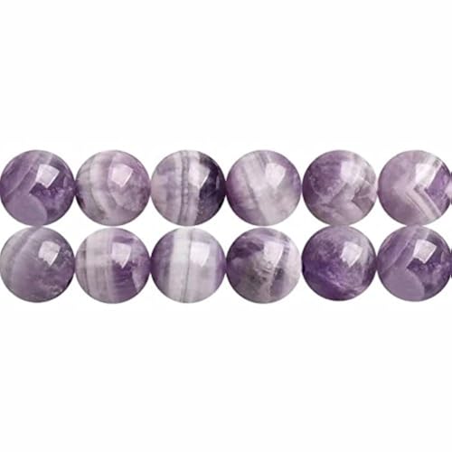 SKYBEADS Natürliche Echte Schickes Amethyst Kristalle und Edelsteine Perlen zum Auffädeln Runde 6mm Naturstein 38cm Strang Approx 60 Stück SKYBEADS Natürliche Echte Schickes Amethyst Kristalle und Edelsteine Perlen zum Auffädeln Runde 6mm Naturstein 38cm Strang Approx 60 Stück von SKYBEADS