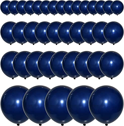 Luftballons Dunkelblau Navy Blau SKYIOL 95 Stück Helium Ballons Girlande Marine Blau Biologisch Latex Luftballon Girlande Set für Geburtstag Hochzeit Baby Shower JGA Party Dekoration von SKYIOL