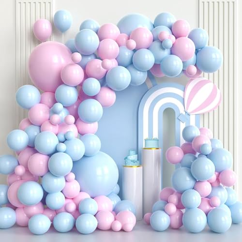 Luftballon Girlande Rosa Blau SKYIOL 102 Stück Ballon Girlande Macaron Rosa Baby Blau Verschiedene Größen Latex Luftballons für Geburtstag Babyparty Geschlechtsenthüllungen Gender Reveal Party Deko Luftballon Girlande Rosa Blau SKYIOL 102 Stück Ballon Girlande Macaron Rosa Baby Blau Verschiedene Größen Latex Luftballons für Geburtstag Babyparty Geschlechtsenthüllungen Gender Reveal Party Deko von SKYIOL