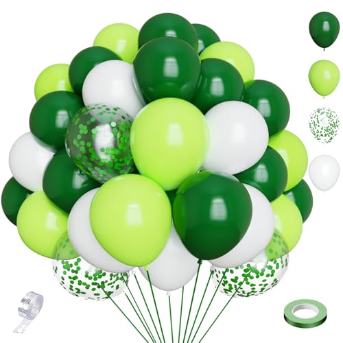 Luftballons Grün Weiß 65 Stück 12 zoll 5 zoll SKYIOL Latex Ballons Dunkelgrün Apfelgrün Weiss Grüne Konfetti Ballons mit Streifen für Geburtstag Hochzeit Weihnachten Ostern Taufe EID Deko Luftballons Grün Weiß 65 Stück 12 zoll 5 zoll SKYIOL Latex Ballons Dunkelgrün Apfelgrün Weiss Grüne Konfetti Ballons mit Streifen für Geburtstag Hochzeit Weihnachten Ostern Taufe EID Deko von SKYIOL