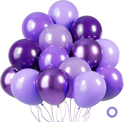 Luftballons Lila Violett 60 Stück 12 zoll SKYIOL Latex Ballons Flieder Pastell Violett Metallic Ballons für Geburtstag Hochzeit Baby Shower JGA Deko, T931 Luftballons Lila Violett 60 Stück 12 zoll SKYIOL Latex Ballons Flieder Pastell Violett Metallic Ballons für Geburtstag Hochzeit Baby Shower JGA Deko, T931 von SKYIOL