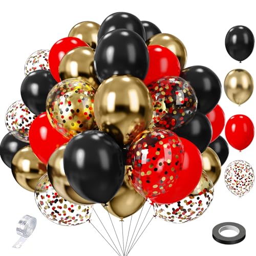 Luftballons Schwarz Rot Gold 65 Stück 12 zoll 5 zoll SKYIOL Latex Ballons Goldene Metallic Ballons mit Streifen für Geburtstag Hochzeit Abschluss EID Weihnachten Silvester Nationalfeiertag Deko Luftballons Schwarz Rot Gold 65 Stück 12 zoll 5 zoll SKYIOL Latex Ballons Goldene Metallic Ballons mit Streifen für Geburtstag Hochzeit Abschluss EID Weihnachten Silvester Nationalfeiertag Deko von SKYIOL