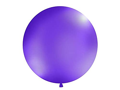 Ballon XXL Riesenballon 1m Lavendel Pastell Jumbo Ballon Luftballon Hellium rund Party von SKYLANTERN