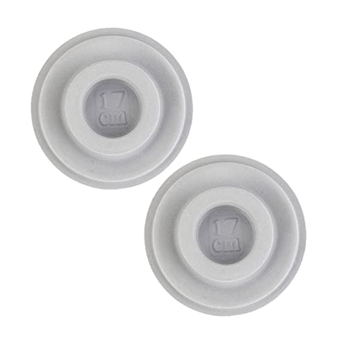 Perlen-Design-Brett, 17 cm, grau, beflockt, für DIY-Armbänder, Halsketten, Perlen, Schmuckherstellung, 2 Stück von SKYPRO
