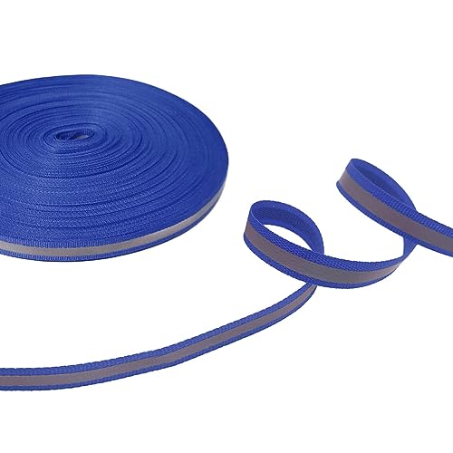 Reflektierendes Band mit hoher Sichtbarkeit, silberfarben, Sicherheitsgewebe, Zierstreifen, Deko-Sicherheitsband, 10 mm x 25 m, Königsblau Reflektierendes Band mit hoher Sichtbarkeit, silberfarben, Sicherheitsgewebe, Zierstreifen, Deko-Sicherheitsband, 10 mm x 25 m, Königsblau von SKYPRO