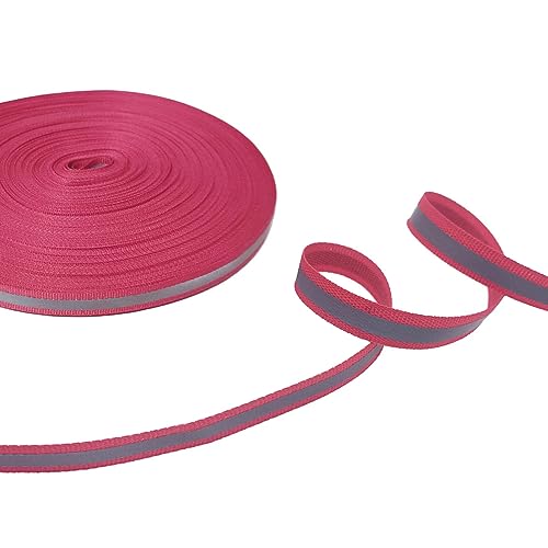Reflektierendes Klebeband, hohe Sichtbarkeit, silberfarben, Sicherheitsstoff, Gurtband, Zierleiste, Sicherheitsband, Deko-Sicherheitsband, 10 mm x 25 m, Rosarot Reflektierendes Klebeband, hohe Sichtbarkeit, silberfarben, Sicherheitsstoff, Gurtband, Zierleiste, Sicherheitsband, Deko-Sicherheitsband, 10 mm x 25 m, Rosarot von SKYPRO