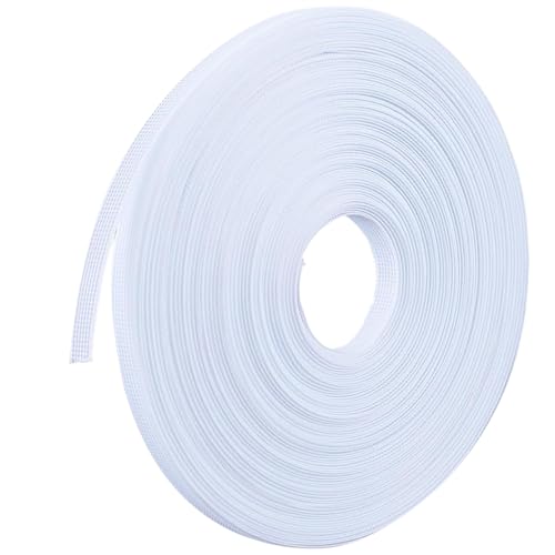 Stäbchen zum Nähen von Korsett, 10 mm breite Polyester-Stäbchen zum Nähen, Bekleidungszubehör, BH-Ausbeinwerkzeug für Korsetts, Brautkleider, Abendkleider, Dessous, Hüte (5 m, weiß) von SKYPRO