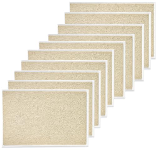 Stuhlbeinschoner, dick, selbstklebend, Bodenschoner, Möbelbeine, Tischbeine, rechteckige Unterseite, Anti-Rutsch-Pads, 150 x 97 mm, Beige, 10 Stück Stuhlbeinschoner, dick, selbstklebend, Bodenschoner, Möbelbeine, Tischbeine, rechteckige Unterseite, Anti-Rutsch-Pads, 150 x 97 mm, Beige, 10 Stück von SKYPRO