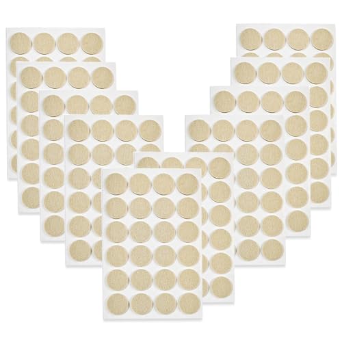 Stuhlbeinschoner aus Filz, dick, selbstklebend, Bodenschoner, Möbelbeine, Tischbeine, runde Unterseite, Anti-Rutsch-Pads, 22 mm, Beige, 240 Stück Stuhlbeinschoner aus Filz, dick, selbstklebend, Bodenschoner, Möbelbeine, Tischbeine, runde Unterseite, Anti-Rutsch-Pads, 22 mm, Beige, 240 Stück von SKYPRO