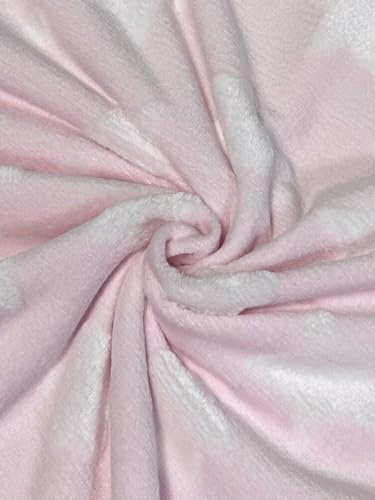 Fleecestoff Baby Fleece Sterne (Rosa, 100) von SLANTASTOFFE BRINGEN SIE UNSEREM STOFF LEBEN