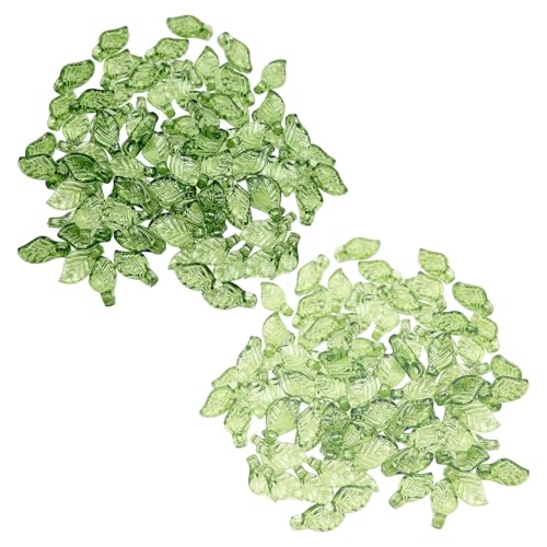 200 Stück Blattperlen, Grüne Blattperlen Aus Acryl, Schmuckperlen, Vielseitige Grüne Blattperlen Für Schmuck, Armbänder, Ohrringe, Zubehör, Geeignet Für Diy-Schmuck 200 Stück Blattperlen, Grüne Blattperlen Aus Acryl, Schmuckperlen, Vielseitige Grüne Blattperlen Für Schmuck, Armbänder, Ohrringe, Zubehör, Geeignet Für Diy-Schmuck von SLAXJNE