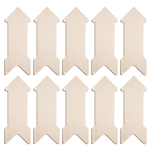 SLAXJNE 10 Stück Pfeilförmige Holzschilder, Home-Display-Schilder, Heimdekoration, DIY-Holzprodukte, Holzetiketten, Garten-Holzschilder, Können Zum Malen, Dekorieren, Geschenke Verwendet Werden SLAXJNE 10 Stück Pfeilförmige Holzschilder, Home-Display-Schilder, Heimdekoration, DIY-Holzprodukte, Holzetiketten, Garten-Holzschilder, Können Zum Malen, Dekorieren, Geschenke Verwendet Werden von SLAXJNE