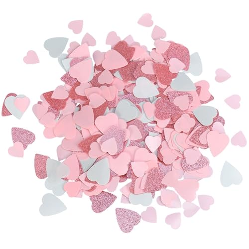 SLAXJNE 15 G Herzförmiges Deko-Konfetti, Hochzeitskonfetti, Partydekoration, Funkelndes Konfetti, Tischdekoration SLAXJNE 15 G Herzförmiges Deko-Konfetti, Hochzeitskonfetti, Partydekoration, Funkelndes Konfetti, Tischdekoration von SLAXJNE