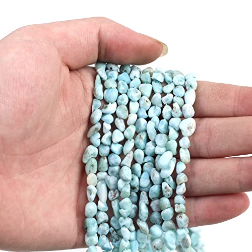 5 * 8 mm ovale Form Kiessteinperlen Natural Larimar Lose Perlen für Schmuck Herstellung DIY Halskette Armband Accessoires handgefertigtes Handwerk Naturstein 5 * 8 mm ovale Form Kiessteinperlen Natural Larimar Lose Perlen für Schmuck Herstellung DIY Halskette Armband Accessoires handgefertigtes Handwerk Naturstein von SLCHJX