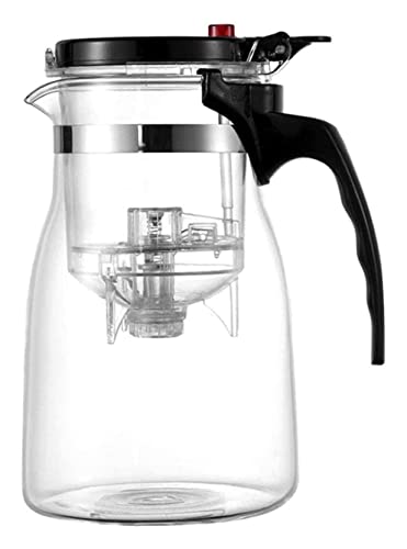Kräuter-Teekanne, Wasserkocher, Gusseisen-Teekanne, 950 ml, Glas-Teekannen mit Teesieb, verdicktes Hitze- und Hochtemperaturglas, Tee-Set, Teezubehör, Teetasse, Teekanne Kräuter-Teekanne, Wasserkocher, Gusseisen-Teekanne, 950 ml, Glas-Teekannen mit Teesieb, verdicktes Hitze- und Hochtemperaturglas, Tee-Set, Teezubehör, Teetasse, Teekanne von SLCHJX