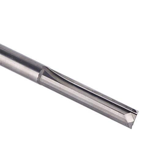 3,175 mm 4 mm 6 mm 8 mm Schaft 2 Flöte Hartmetall-Schaftfräser CNC-Fräser Gravierbit Gerader Schlitzfräser (Cutting Edge Length : ST2F-D8.0-L32) von SLOYCA
