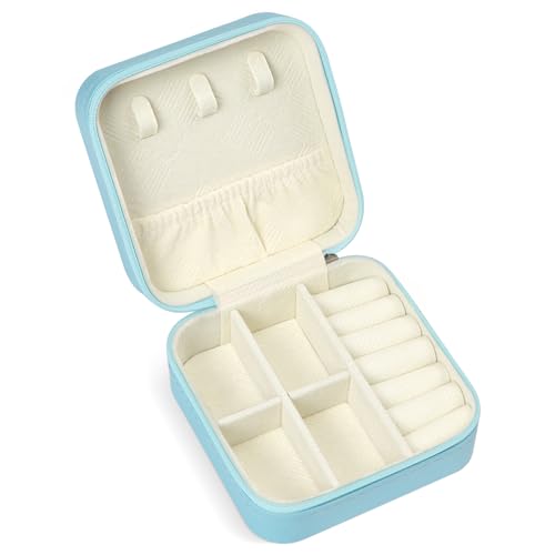 Reise-Schmuckkoffer, Reise-Schmuckschatulle, Mini-Schmuck-Reiseetui, Schmuck-Organizer, tragbare kleine Schmuck-Organizer-Aufbewahrungsboxen – bestes Geschenk für Frauen und Mädchen. Reise-Schmuckkoffer, Reise-Schmuckschatulle, Mini-Schmuck-Reiseetui, Schmuck-Organizer, tragbare kleine Schmuck-Organizer-Aufbewahrungsboxen – bestes Geschenk für Frauen und Mädchen. von SLOZO