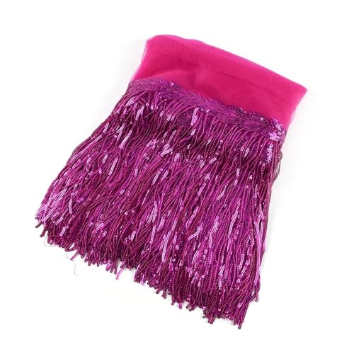 Fransenquastenbesatz, 1/2/4 Yards, 10/18 cm, bunte Paillettenquaste, Fransenbesatz, Spitze, Tanzbekleidung, Vorhangstoff, Nähzubehör, Fransenbesatz, Quastenspitze (5Rot, 18 cm - 4 Yards)(13rosered,10c Fransenquastenbesatz, 1/2/4 Yards, 10/18 cm, bunte Paillettenquaste, Fransenbesatz, Spitze, Tanzbekleidung, Vorhangstoff, Nähzubehör, Fransenbesatz, Quastenspitze (5Rot, 18 cm - 4 Yards)(13rosered,10c von SLSKO