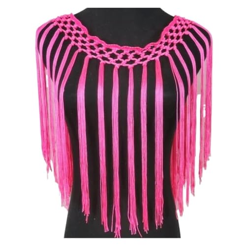 Fransenquastenbesatz, 1 Yard, lateinamerikanische Fransenquastenknotenfransen, fluoreszierendes Rosa, Grün, Kleid, Makramee-Spitze, Samba-Tanzbekleidung, Besatz, Nähbesatz, 32 cm, Fransenbesatz, Quast Fransenquastenbesatz, 1 Yard, lateinamerikanische Fransenquastenknotenfransen, fluoreszierendes Rosa, Grün, Kleid, Makramee-Spitze, Samba-Tanzbekleidung, Besatz, Nähbesatz, 32 cm, Fransenbesatz, Quast von SLSKO
