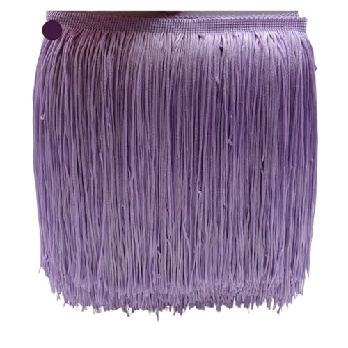 Fransenquastenbesatz, 1 Yard 20 cm lang, Polyester-Quastenfransen-Spitzenbesatzband for Nähen von lateinamerikanischen Kleidern, Bühnenkleidung, Vorhangzubehör, Fransenbesatz, Quastenspitze (rot)(Ligh Fransenquastenbesatz, 1 Yard 20 cm lang, Polyester-Quastenfransen-Spitzenbesatzband for Nähen von lateinamerikanischen Kleidern, Bühnenkleidung, Vorhangzubehör, Fransenbesatz, Quastenspitze (rot)(Ligh von SLSKO