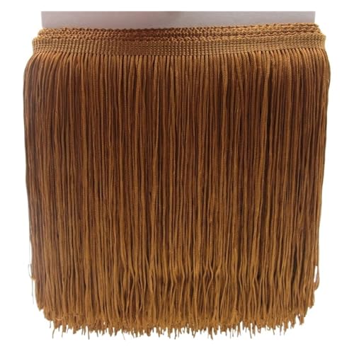 Fransenquastenbesatz, 1 Yard 20 cm lang, Polyester-Quastenfransen-Spitzenbesatzband for Nähen von lateinamerikanischen Kleidern, Bühnenkleidung, Vorhangzubehör, Fransenbesatz, Quastenspitze (rot)(Ligh Fransenquastenbesatz, 1 Yard 20 cm lang, Polyester-Quastenfransen-Spitzenbesatzband for Nähen von lateinamerikanischen Kleidern, Bühnenkleidung, Vorhangzubehör, Fransenbesatz, Quastenspitze (rot)(Ligh von SLSKO