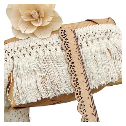 Fransenquastenbesatz, 10 Yards/Set, Beige, DIY, 6 cm/8 cm, Quaste, Fransen, Baumwollspitzenbesatz, Band, lateinamerikanisches Kleid, Bühnenkleidung, Vorhang, Nähzubehör, Fransenbesatz, Quastenspitze ( Fransenquastenbesatz, 10 Yards/Set, Beige, DIY, 6 cm/8 cm, Quaste, Fransen, Baumwollspitzenbesatz, Band, lateinamerikanisches Kleid, Bühnenkleidung, Vorhang, Nähzubehör, Fransenbesatz, Quastenspitze ( von SLSKO