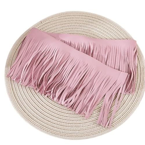 Fransenquastenbesatz, 2 Meter, 10–30 cm x 3 mm, Leder-Wildleder-Quastenfransen-Spitzenband for Handtaschen, Kleidung, Kleider, Dekor, DIY-Nähzubehör, Fransenbesatz, Quastenspitze (TF207-Rot, 3 mm x 20 Fransenquastenbesatz, 2 Meter, 10–30 cm x 3 mm, Leder-Wildleder-Quastenfransen-Spitzenband for Handtaschen, Kleidung, Kleider, Dekor, DIY-Nähzubehör, Fransenbesatz, Quastenspitze (TF207-Rot, 3 mm x 20 von SLSKO