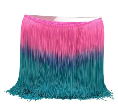 Fransenquastenbesatz, 20 cm, 10 Meter, bunter Quastenbesatz for Nähen von Kleidung, lateinamerikanische Kleider, Bühnendekoration, Spitzenbesatz, DIY-Zubehör, Fransenbesatz, Quastenspitze (Farbe 2, 2 Fransenquastenbesatz, 20 cm, 10 Meter, bunter Quastenbesatz for Nähen von Kleidung, lateinamerikanische Kleider, Bühnendekoration, Spitzenbesatz, DIY-Zubehör, Fransenbesatz, Quastenspitze (Farbe 2, 2 von SLSKO