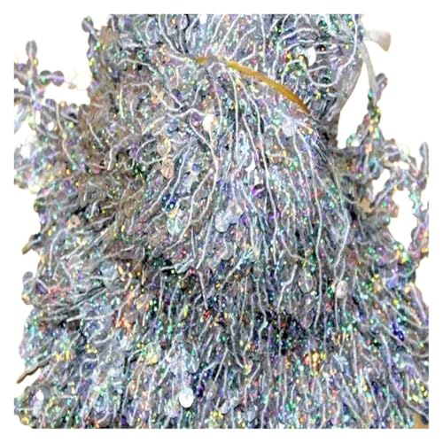 Fransenquastenbesatz, 30 cm breit, glitzernd, 7 mm Pailletten, Quaste, Fransenbesatz, Spitzenstoff, lateinamerikanische Bühnentanzröcke, Kleidungsstücke, DIY-Zubehör, Fransenbesatz, Quastenspitze (6,5 Fransenquastenbesatz, 30 cm breit, glitzernd, 7 mm Pailletten, Quaste, Fransenbesatz, Spitzenstoff, lateinamerikanische Bühnentanzröcke, Kleidungsstücke, DIY-Zubehör, Fransenbesatz, Quastenspitze (6,5 von SLSKO