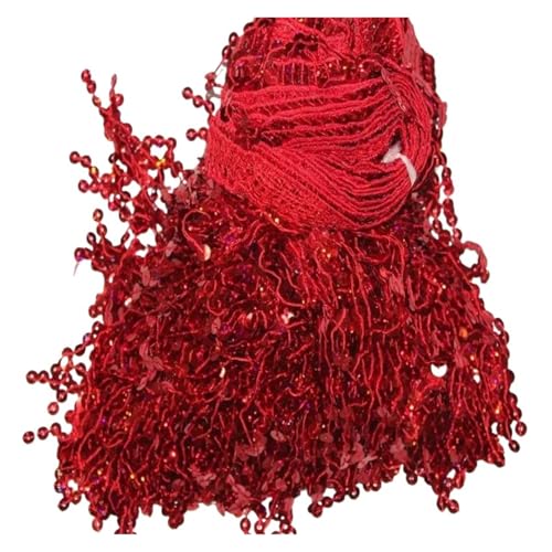 Fransenquastenbesatz, 30 cm breit, glitzernd, 7 mm Pailletten, Quaste, Fransenbesatz, Spitzenstoff, lateinamerikanische Bühnentanzröcke, Kleidungsstücke, DIY-Zubehör, Fransenbesatz, Quastenspitze (6,5 Fransenquastenbesatz, 30 cm breit, glitzernd, 7 mm Pailletten, Quaste, Fransenbesatz, Spitzenstoff, lateinamerikanische Bühnentanzröcke, Kleidungsstücke, DIY-Zubehör, Fransenbesatz, Quastenspitze (6,5 von SLSKO