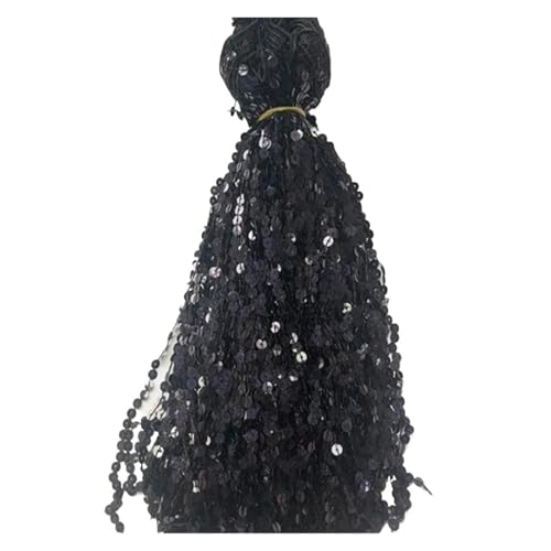 Fransenquastenbesatz, 30 cm breit, glitzernd, 7 mm Pailletten, Quaste, Fransenbesatz, Spitzenstoff, lateinamerikanische Bühnentanzröcke, Kleidungsstücke, DIY-Zubehör, Fransenbesatz, Quastenspitze (6,5 Fransenquastenbesatz, 30 cm breit, glitzernd, 7 mm Pailletten, Quaste, Fransenbesatz, Spitzenstoff, lateinamerikanische Bühnentanzröcke, Kleidungsstücke, DIY-Zubehör, Fransenbesatz, Quastenspitze (6,5 von SLSKO