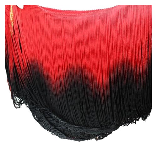 Fransenquastenbesatz, 4,5 m/Set, Fransenquaste, lateinamerikanischer Besatz, Dip-Dye-Ombré-Rayon-Makramee-Spitze, Samba-Tanzbekleidung, Besatz for Nähen, 25–30 cm, Fransenbesatz, Quastenspitze (Dunkel Fransenquastenbesatz, 4,5 m/Set, Fransenquaste, lateinamerikanischer Besatz, Dip-Dye-Ombré-Rayon-Makramee-Spitze, Samba-Tanzbekleidung, Besatz for Nähen, 25–30 cm, Fransenbesatz, Quastenspitze (Dunkel von SLSKO