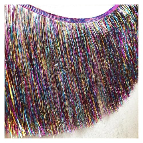 Fransenquastenbesatz, 9,1 m, 10/20 cm, laserglänzend, Quaste, Fransenbesatz, Spitzenband, Quasten, Weihnachtsdekor, Vorhänge, Tanzkleider, Rockfransen, Nähen, Fransenbesatz, Quastenspitze (Farbe 8, Br Fransenquastenbesatz, 9,1 m, 10/20 cm, laserglänzend, Quaste, Fransenbesatz, Spitzenband, Quasten, Weihnachtsdekor, Vorhänge, Tanzkleider, Rockfransen, Nähen, Fransenbesatz, Quastenspitze (Farbe 8, Br von SLSKO