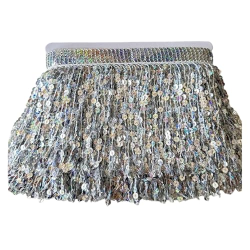 Fransenquastenbesatz, 9,1 m, Fransenquasten-Spitzenband, Paillettenbesatz, 15 cm breit, for lateinamerikanische Tanzkostüme, Kleiderdekoration, DIY-Nähen, Fransenbesatz, Quastenspitze (rot, 9,1 m)(Fla Fransenquastenbesatz, 9,1 m, Fransenquasten-Spitzenband, Paillettenbesatz, 15 cm breit, for lateinamerikanische Tanzkostüme, Kleiderdekoration, DIY-Nähen, Fransenbesatz, Quastenspitze (rot, 9,1 m)(Fla von SLSKO