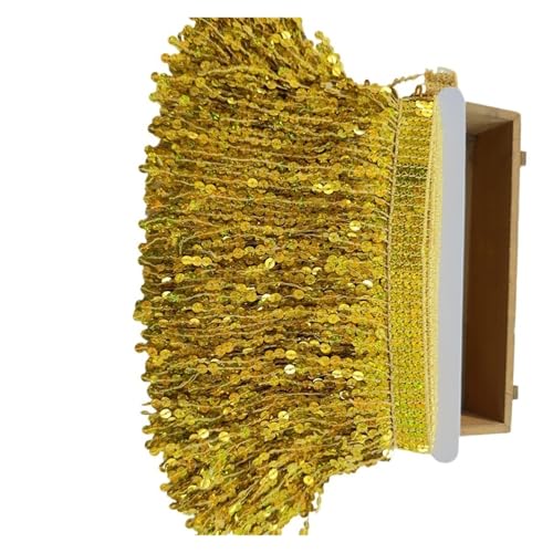 Fransenquastenbesatz, 9,1 m, Fransenquasten-Spitzenband, Paillettenbesatz, 15 cm breit, for lateinamerikanische Tanzkostüme, Kleiderdekoration, DIY-Nähen, Fransenbesatz, Quastenspitze (rot, 9,1 m)(Gol Fransenquastenbesatz, 9,1 m, Fransenquasten-Spitzenband, Paillettenbesatz, 15 cm breit, for lateinamerikanische Tanzkostüme, Kleiderdekoration, DIY-Nähen, Fransenbesatz, Quastenspitze (rot, 9,1 m)(Gol von SLSKO