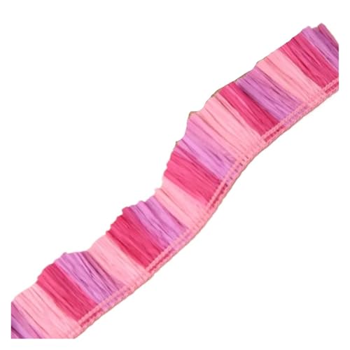 Fransenquastenbesatz, natürliche Quaste in gemischten Farben for Schmuck, Ohrringe, Anhänger, Fransen, Kleidung, Vorhänge, Sofazubehör, 100 cm Fransenbesatz-Quastenspitze (Khkai)(Dark Grey) von SLSKO