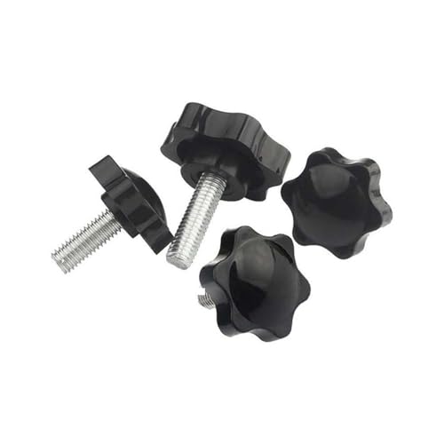 Knopfschraubenbolzen, M4 M5 M6 M8 M10 Sternförmiger Griffbolzen Bakelit-Handknopfschraubengewinde Klemmen Metallbearbeitung Kohlenstoffstahl-Rändelschrauben (Farbe: Schwarz, Größe: 2 STÜCKE 20 MM_M6 3 Knopfschraubenbolzen, M4 M5 M6 M8 M10 Sternförmiger Griffbolzen Bakelit-Handknopfschraubengewinde Klemmen Metallbearbeitung Kohlenstoffstahl-Rändelschrauben (Farbe: Schwarz, Größe: 2 STÜCKE 20 MM_M6 3 von SLSKO
