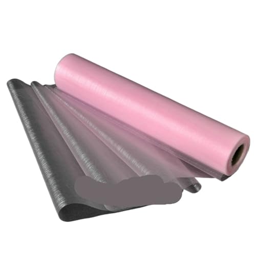 Netzgarnrolle, 25 m x 29 cm, transparenter Rollenstoff, DIY-Hochzeitsparty, Stuhlschärpe, Schleifen, Tischläufer, Swag-Dekor, Netzstoff (rot)(Pink) von SLSKO