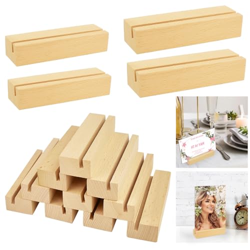 SLTAXAR 15 Stk Kartenhalter Holz Kartenständer Postkartenhalter Holz Tischkartenhalter Fotohalter Hochzeit Holzkartenhalter Menükartenhalter 2 Größen Postkartenständer Kartenaufsteller für DIY Fotos SLTAXAR 15 Stk Kartenhalter Holz Kartenständer Postkartenhalter Holz Tischkartenhalter Fotohalter Hochzeit Holzkartenhalter Menükartenhalter 2 Größen Postkartenständer Kartenaufsteller für DIY Fotos von SLTAXAR