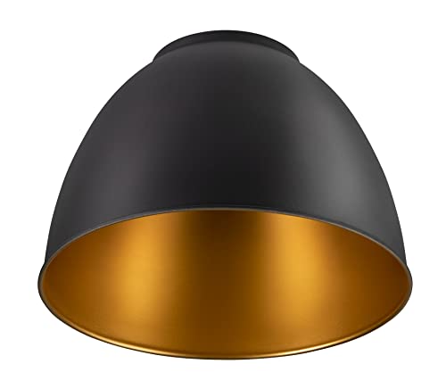 SLV PARA DOME / Leuchtenschirm, Lampe Wohnzimmer / schwarz-gold von SLV