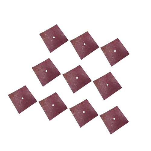10 Blatt buntes Glitzer-Kartonpapier, 22,9 x 22,9 cm, schwere Konstruktion für Abschlusskappen, Dekoration und von SLXLYH