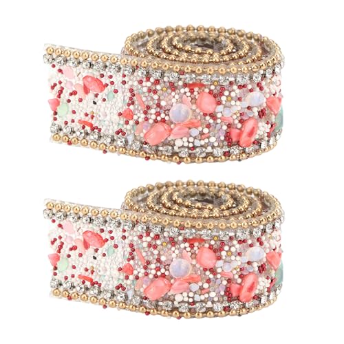 2 Rollen Strass-Kette zum Aufbügeln/Aufnähen, zum Nähen, Basteln, Schmuckherstellung, Party, Hochzeitsdekoration 2 Rollen Strass-Kette zum Aufbügeln/Aufnähen, zum Nähen, Basteln, Schmuckherstellung, Party, Hochzeitsdekoration von SLXLYH