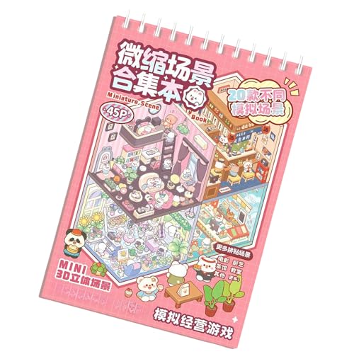 20 in 1 Cartoon Landschaft Aufkleber Buch Dekorative Aufkleber Scrapbook Aufkleber 3D Szene Aufkleber Buch für Handwerk Dekoration 20 in 1 Cartoon Landschaft Aufkleber Buch Dekorative Aufkleber Scrapbook Aufkleber 3D Szene Aufkleber Buch für Handwerk Dekoration von SLXLYH