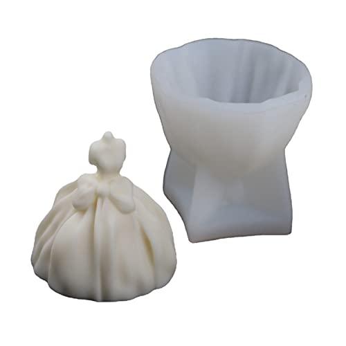 3D-Form für Hochzeitskleid, Braut, Kollektionen, Silikonformen für Schokolade, handgefertigte Seife, Wachs, Ton, Epoxidharz 3D-Form für Hochzeitskleid, Braut, Kollektionen, Silikonformen für Schokolade, handgefertigte Seife, Wachs, Ton, Epoxidharz von SLXLYH