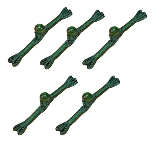 5 x chinesische Kostüm-Perlenknöpfe zum Aufnähen, Schnalle, Cheongsam-Zubehör von SLXLYH