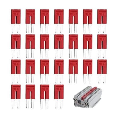 50pieces Practical PA66 Isolierte Klemmen Brücke Bequemes Zubehör Für Hohe Leistungen Elektrischer Anschluss von SLXLYH